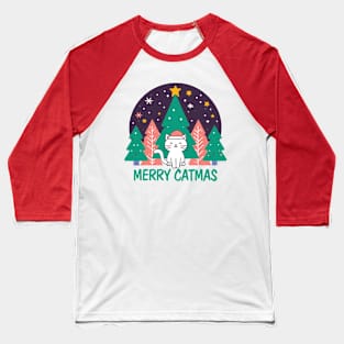 Merry Catmas Classic Baseball T-Shirt